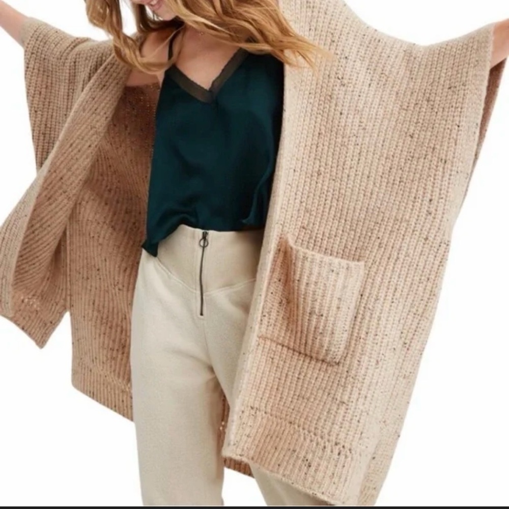 Aerie Tan Women's Cardigan Sweater